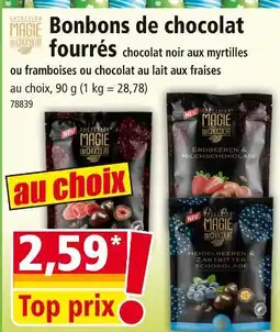 Norma Excelsior Magie du Chocolat Bonbons de chocolat fourrés offre