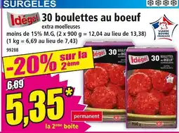 Norma Idégel 30 boulettes au boeuf offre