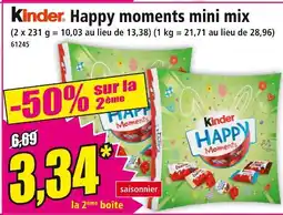 Norma Kinder Happy moments mini mix offre