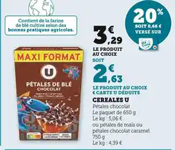 U Express U Cereales offre