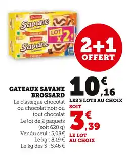 U Express BROSSARD Gateaux Savane offre