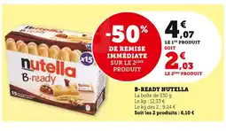 U Express B-ready nutella offre