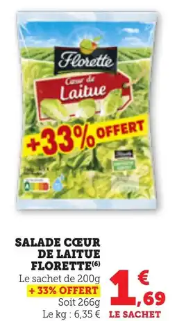 Bi1 FLORETTE  Salade cœur de laitue offre