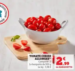 Bi1 Tomate cerise allongee offre