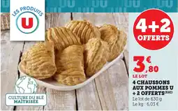 Bi1 4 chaussons aux pommes u +2 offerts offre