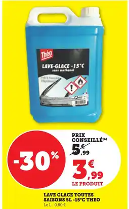 Bi1 THEO Lave glace toutes saisons 5l -15°c offre