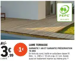 E.Leclerc Brico Lame terrasse offre