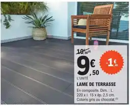 E.Leclerc Brico Lame de terrasse offre