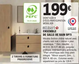 E.Leclerc Brico ALLIBERT Ensemble de salle de bain opti offre