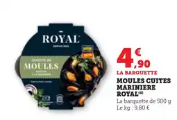 Maximarché ROYAL Moules cuites mariniere offre