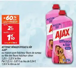 Netto AJAX Nettoyant ménager efficace & sûr offre