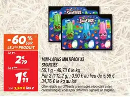 Netto SMARTIES Mini-lapins multipack x3 offre