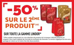 Netto LINDOR Sur toute la gamme offre