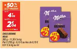 Netto MILKA Choco brownie offre