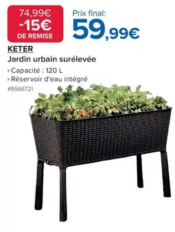 Costco KETER Jardin urbain surélevée offre