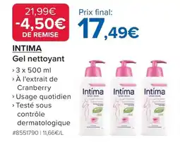 Costco INTIMA Gel nettoyant offre