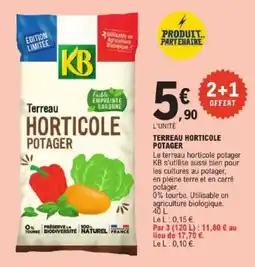 E.Leclerc Terreau horticole potager offre