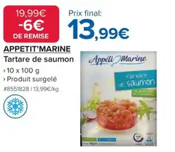 Costco APPETIT'MARINE Tartare de saumon offre