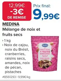 Costco MEDINA Mélange de noix et fruits secs offre