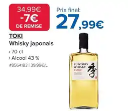 Costco TOKI Whisky japonais offre