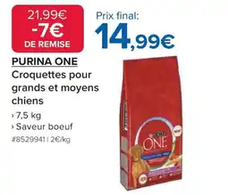 Costco PURINA ONE Croquettes pour grands et moyens chiens offre