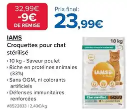 Costco IAMS Croquettes pour chat stérilisé offre