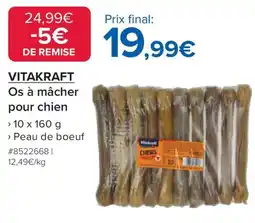 Costco VITAKRAFT Os à mâcher pour chien offre