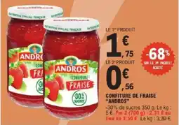 E.Leclerc "ANDROS” Confiture de fraise offre