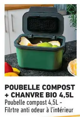 Brico Cash Poubelle compost + chanvre bio 4,5l offre