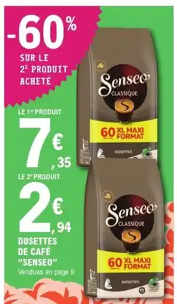 E.Leclerc Express SENSEO Dosettes de café offre