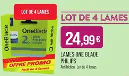 Match Lames one blade philips offre