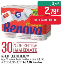 Match Papier toilette renova offre