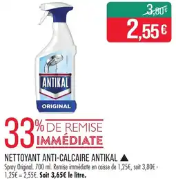 Match Nettoyant anti-calcaire antikal offre