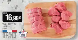 Match Veau rôti ou sauté offre