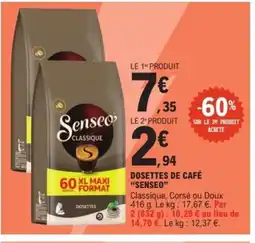 E.Leclerc Express SENSEO Dosettes de café offre