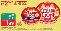 Match Camembert coeur de lion offre