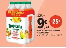 E.Leclerc Express TROPICANA Pur jus multivitamines offre