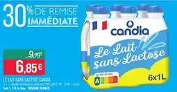 Match Le lait sans lactose candia offre