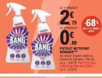 E.Leclerc Express Pistolet nettoyant menager offre