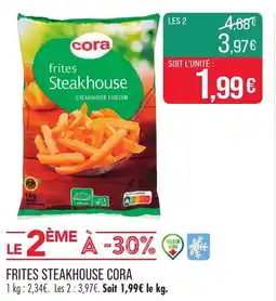 Match Frites steakhouse cora offre