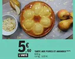 E.Leclerc Tarte aux poires et amandes offre