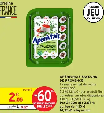 Intermarché Apérivrais saveurs de provence offre