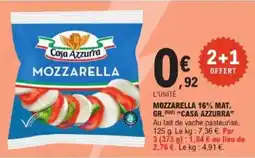 E.Leclerc Mozzarella 16% mat  gr casa azzurra offre