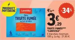 E.Leclerc Truite fumée landvika offre