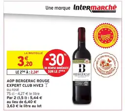 Intermarché Aop bergerac rouge expert club hve3 y offre