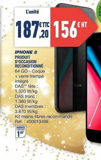 Bureau Vallée Iphone 8 offre