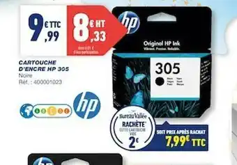 Bureau Vallée Cartouche D'encre Hp 305 offre