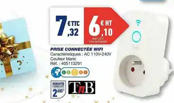 Prise Connectée Wifi Tnb