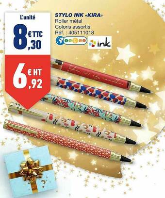 Bureau Vallée Stylo Ink «kira» offre