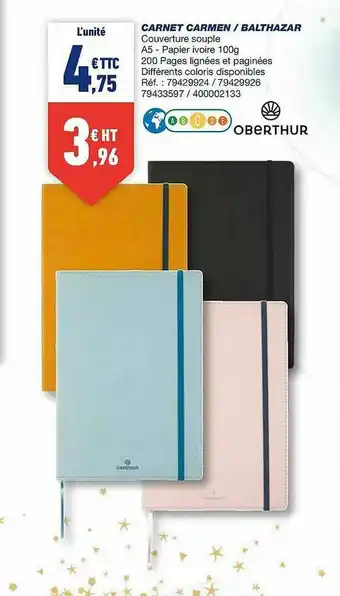 Carnet Carmen - Balthazar